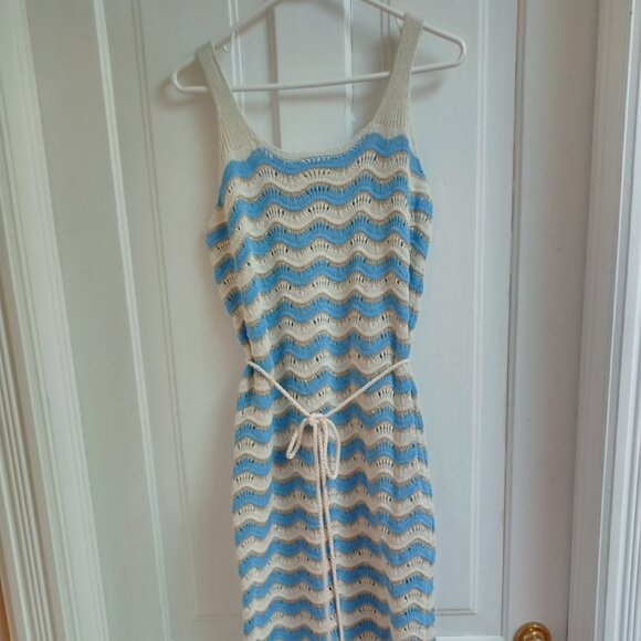 Italian Missoni-style zigzag knit Midi Dress, NWOT - Picture 3 of 10